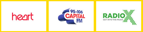 Selection of other project clients - Heart, Capital FM and Radio X